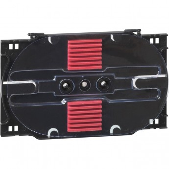 Сплайс-кассета LEGRAND для пигтейлов 12 волокон черный Сплайс-кассета LEGRAND для пигтейлов 12 волокон черный