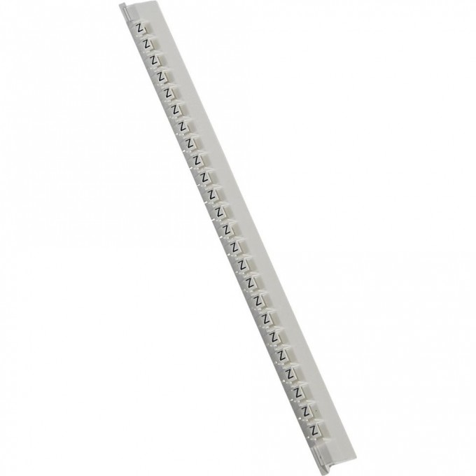 Маркер LEGRAND Memocab ширина 2,3 мм чёрная маркировка на белом фоне заглавная буква Z 037851