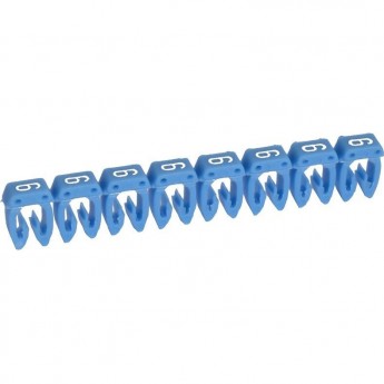 Маркер LEGRAND CAB 3 для кабеля 0,15-0,5 мм² цифра 6 синий