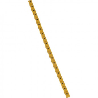 Маркер LEGRAND Duplix чёрная маркировка на желтом фоне условное обозначение точка