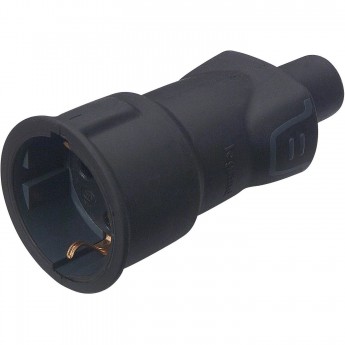 Розетка LEGRAND 2К+3 - серия Элиум - 16 А - резина - винтовой зажим, чёрный Розетка LEGRAND 2К+3 - серия Элиум - 16 А - резина - винтовой зажим, чёрный