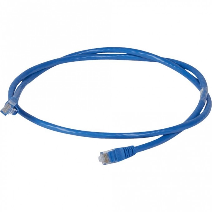 Шнур коммутационный LEGRAND RJ 45 категория 6 U/UTP PVC не экранированный 1 м голубой 051772