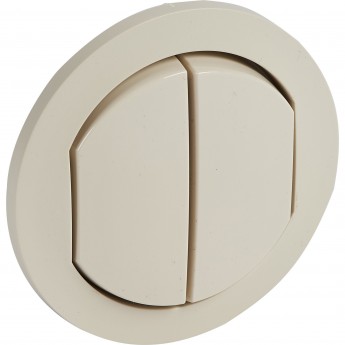 Лицевая панель LEGRAND Celiane для двойных переключателей Кат. № 2x0 670 01/31 IP 44 слоновая кость Лицевая панель LEGRAND Celiane для двойных переключателей Кат. № 2x0 670 01/31 IP 44 слоновая кость