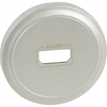 Лицевая панель LEGRAND Celiane розетка аудио/видео HDMI Кат. № 0 673 17/77 титан Лицевая панель LEGRAND Celiane розетка аудио/видео HDMI Кат. № 0 673 17/77 титан