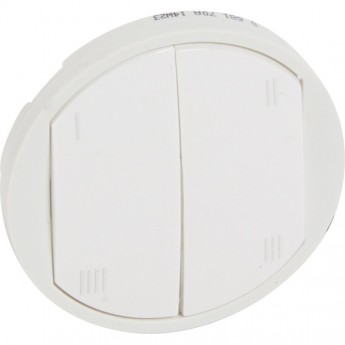 Лицевая панель LEGRAND для Кат. № 0 672 40 белый Лицевая панель LEGRAND для Кат. № 0 672 40 белый