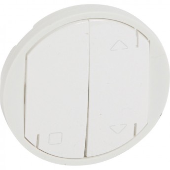 Лицевая панель LEGRAND для Кат. № 0 672 63/64 белый Лицевая панель LEGRAND для Кат. № 0 672 63/64 белый