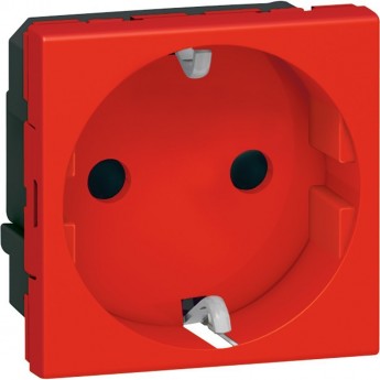 Розетка LEGRAND 2К+3 Программа Mosaic немецкий стандарт 2 модуля красная Розетка LEGRAND 2К+3 Программа Mosaic немецкий стандарт 2 модуля красная
