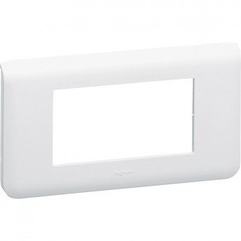 Рамка LEGRAND Mosaic 4 модуля горизонтальная белый Рамка LEGRAND Mosaic 4 модуля горизонтальная белый