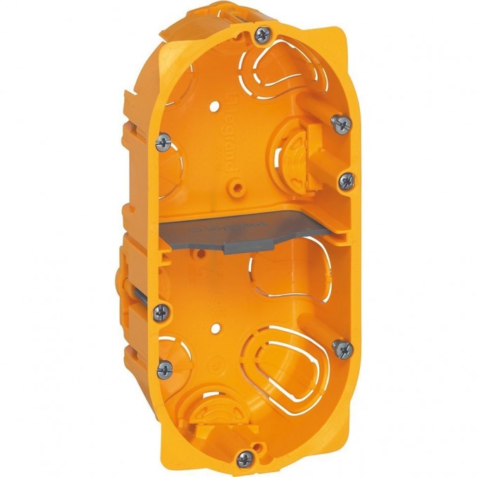 Коробка многоместная LEGRAND Batibox для сухих перегородок 2-местная 4/5 модулей глубина 40 080042