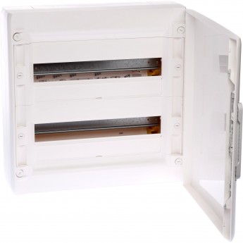 Распределительный щиток LEGRAND XL3 125 - с белой дверью - 2 ряда - 36 модулей - 450х450х128 мм, белый Распределительный щиток LEGRAND XL3 125 - с белой дверью - 2 ряда - 36 модулей - 450х450х128 мм, белый