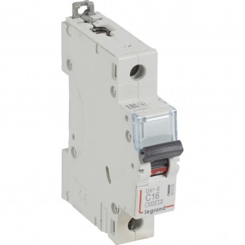 Автоматический выключатель LEGRAND DX³-E 6000 6 кА тип C 1П 230/400 В 16А 1 модуль белый