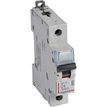 Автоматический выключатель LEGRAND DX³-E 6000 6 кА тип C 1П 230/400 В 4А 1 модуль белый