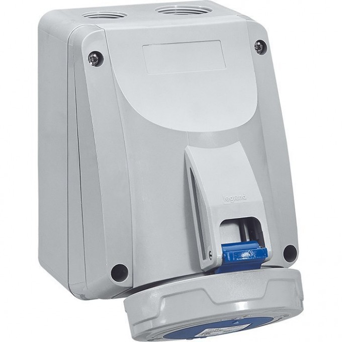 Розетка LEGRAND накладная P17 Tempra Pro IP 66/67 200/250 В 16 A 2К+З серый 555354