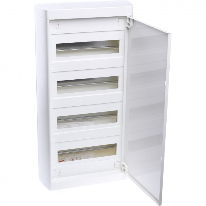 Накладной распределительный щит LEGRAND Nedbox с металлической дверью 4 рейки х 12 (+1) модулей 601259