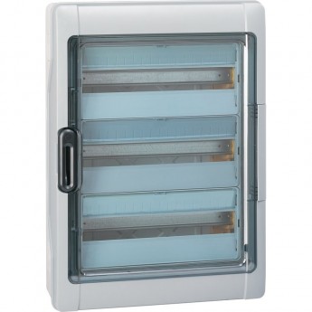 Щиток LEGRAND Plexo³ IP 65 IK 09 3 ряда 125 А 18 модулей серый Щиток LEGRAND Plexo³ IP 65 IK 09 3 ряда 125 А 18 модулей серый