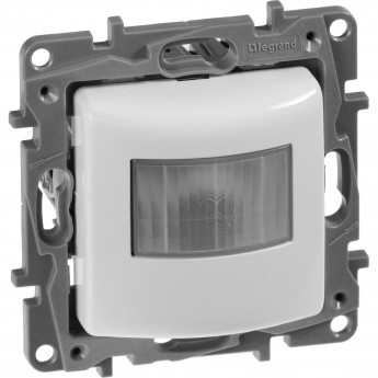Датчик движения LEGRAND Etika без нейтрали 400 Вт белый Датчик движения LEGRAND Etika без нейтрали 400 Вт белый