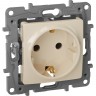 Розетка LEGRAND 2К+З немецкий стандарт 16 А 250 В Etika слоновая кость 672321