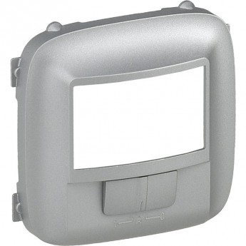 Лицевая панель LEGRAND Valena ALLURE датчика движения с ручным управлением алюминий Лицевая панель LEGRAND Valena ALLURE датчика движения с ручным управлением алюминий