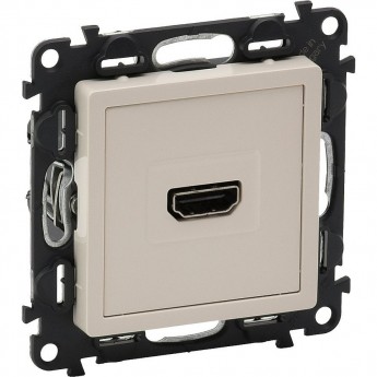 Розетка LEGRAND Valena LIFE для аудио/видео устройств HDMI Тип А с лицевой панелью слоновая кость Розетка LEGRAND Valena LIFE для аудио/видео устройств HDMI Тип А с лицевой панелью слоновая кость