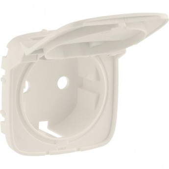 Лицевая панель LEGRAND Valena ALLURE для розетки 2К+З с крышкой слоновая кость Лицевая панель LEGRAND Valena ALLURE для розетки 2К+З с крышкой слоновая кость
