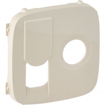 Лицевая панель LEGRAND Valena ALLURE для розетки TV-RJ45 слоновая кость Лицевая панель LEGRAND Valena ALLURE для розетки TV-RJ45 слоновая кость
