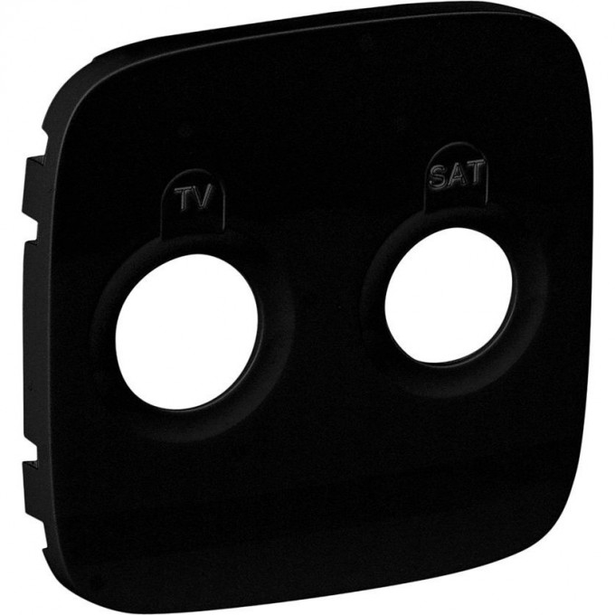 Лицевая панель LEGRAND Valena ALLURE для розеток TV-SAT антрацит 754828