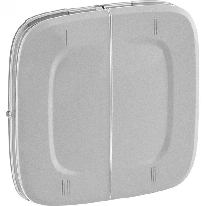 Лицевая панель LEGRAND Valena ALLURE MyHome Play Zigbee для 4-сценарного радиоуправляющего устройства алюминий 754823