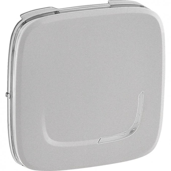 Лицевая панель LEGRAND Valena ALLURE MyHome Play Zigbee для радиоприемного выключателя 1-канального с нейтралью алюминий 754723