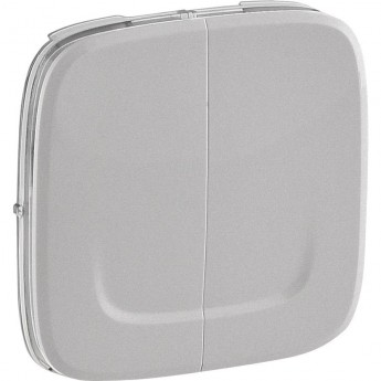 Лицевая панель LEGRAND Valena ALLURE MyHome Play Zigbee для радиоуправляющего устройства 2-канального ON-OFF алюминий Лицевая панель LEGRAND Valena ALLURE MyHome Play Zigbee для радиоуправляющего устройства 2-канального ON-OFF алюминий