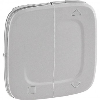 Лицевая панель LEGRAND Valena ALLURE MyHome Play Zigbee для радиоуправляющего устройства управления жалюзи/рольставень алюминий Лицевая панель LEGRAND Valena ALLURE MyHome Play Zigbee для радиоуправляющего устройства управления жалюзи/рольставень алюминий