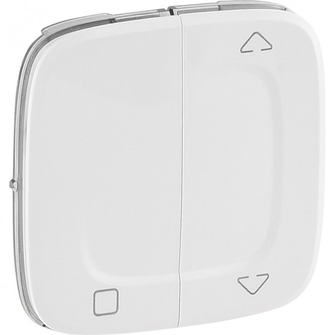 Лицевая панель LEGRAND Valena ALLURE MyHome Play Zigbee для радиоуправляющего устройства управления жалюзи/рольставень белый 754843