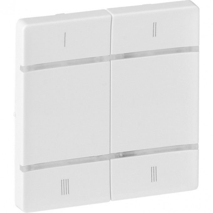 Лицевая панель LEGRAND Valena LIFE MyHome Play Zigbee для 4-сценарного радиоуправляющего устройства белая 754803