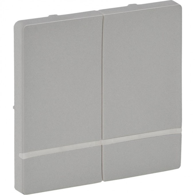 Лицевая панель LEGRAND Valena LIFE MyHome Play Zigbee для радиоуправляющего устройства 2-канального ON-OFF алюминий 754783