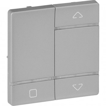 Лицевая панель LEGRAND Valena LIFE MyHome Play Zigbee для радиоуправляющего устройства управления жалюзи/рольставень алюминий Лицевая панель LEGRAND Valena LIFE MyHome Play Zigbee для радиоуправляющего устройства управления жалюзи/рольставень алюминий