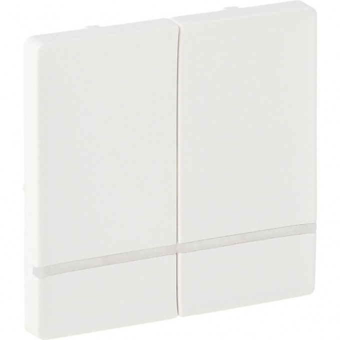Лицевая панель LEGRAND Valena LIFE MyHome Play Zigbee для выключателя-радиоприемника 2-канального белая 754770