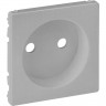 Лицевая панель LEGRAND Valena LIFE силовой розетки 2К алюминий 754972