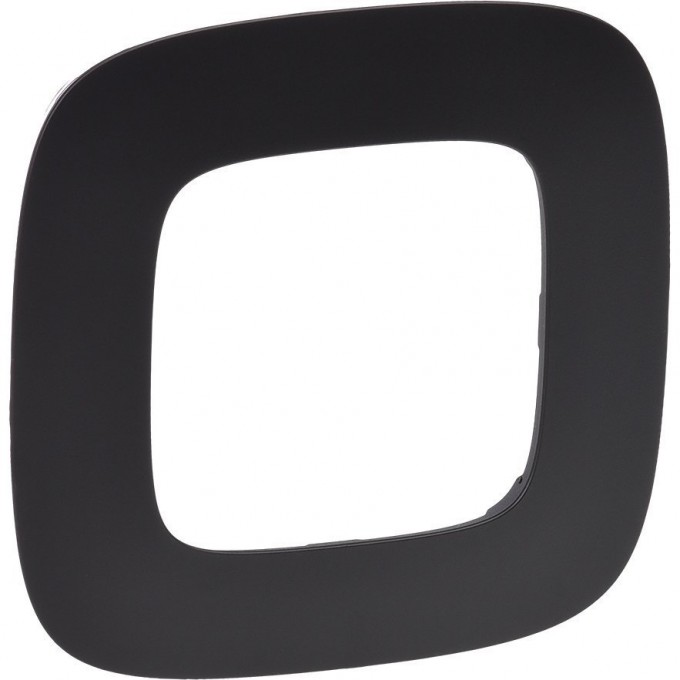 Рамка LEGRAND Valena ALLURE 1-постовая универсальная матовый черный 754401