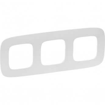 Рамка LEGRAND Valena ALLURE 3-постовая универсальная белый Рамка LEGRAND Valena ALLURE 3-постовая универсальная белый