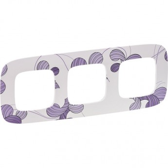 Рамка LEGRAND Valena ALLURE 3-постовая универсальная флора Рамка LEGRAND Valena ALLURE 3-постовая универсальная флора