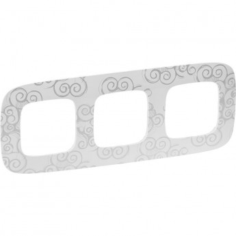 Рамка LEGRAND Valena ALLURE 3-постовая универсальная хром