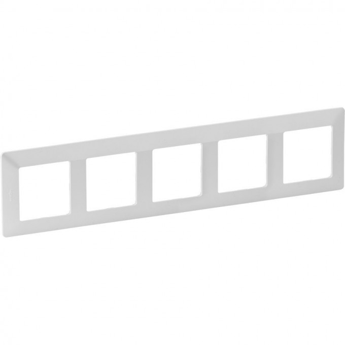 Рамка LEGRAND Valena LIFE "Жемчуг", 5-постовая универсальная, белая 754145