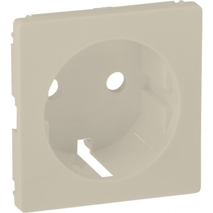 Лицевая панель LEGRAND Valena LIFE для силовой розетки 2К+З с зажимами 6кв.мм слоновая кость 755251