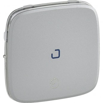 Лицевая панель Valena ALLURE для выключателя с выдержкой времени 2-канального алюминий Лицевая панель Valena ALLURE для выключателя с выдержкой времени 2-канального алюминий