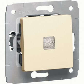 Переключатель LEGRAND Cariva на 2 направления с подсветкой автоматические клеммы 10 АX 250 В слоновая кость