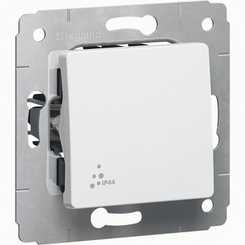 Выключатель LEGRAND Cariva IP 44 автоматические клеммы 10 АX 250 В белый