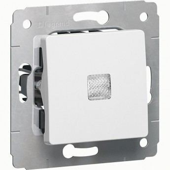 Выключатель LEGRAND Cariva с подсветкой автоматические клеммы 10 АX 250 В белый