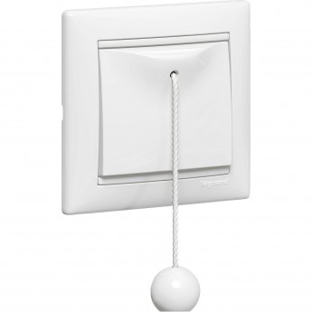 Выключатель LEGRAND Valena без фиксации перекидной со шнуром 10 A 250 В слоновая кость