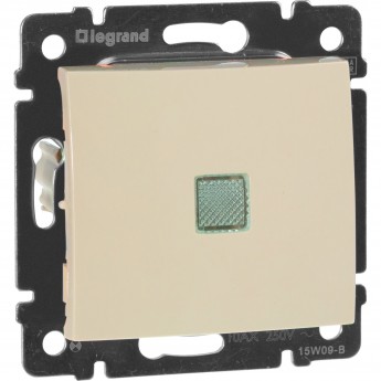 Выключатель LEGRAND Valena с подсветкой 10 A 250 В слоновая кость