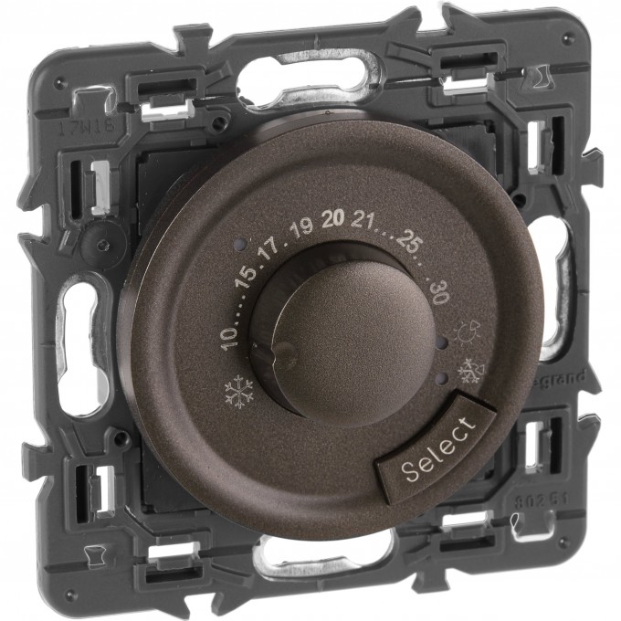 Термостат LEGRAND Celiane комнатный графит SET-1-067400-02