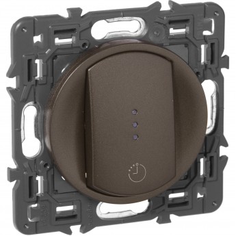 Выключатель LEGRAND Celiane с выдержкой времени на отключение вентиляции графит